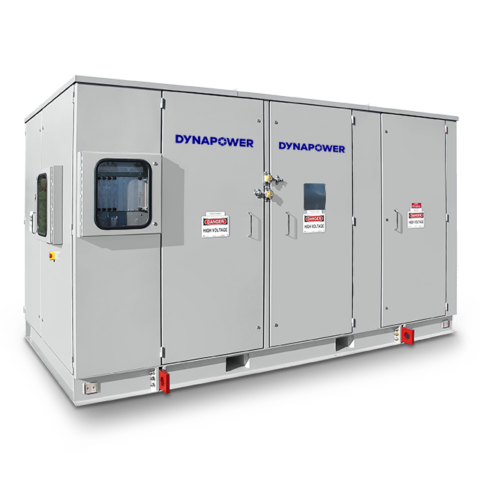 Dynapower chopper rectifier grey with blue logo
